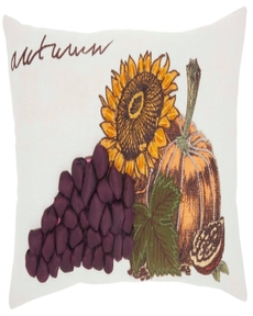 HOME FOR THE HOLIDAY ST509 MULTICOLOR 12" x 20" THROW PILLOW