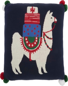 HOME FOR THE HOLIDAY UK916 MULTICOLOR 20" x 20" THROW PILLOW
