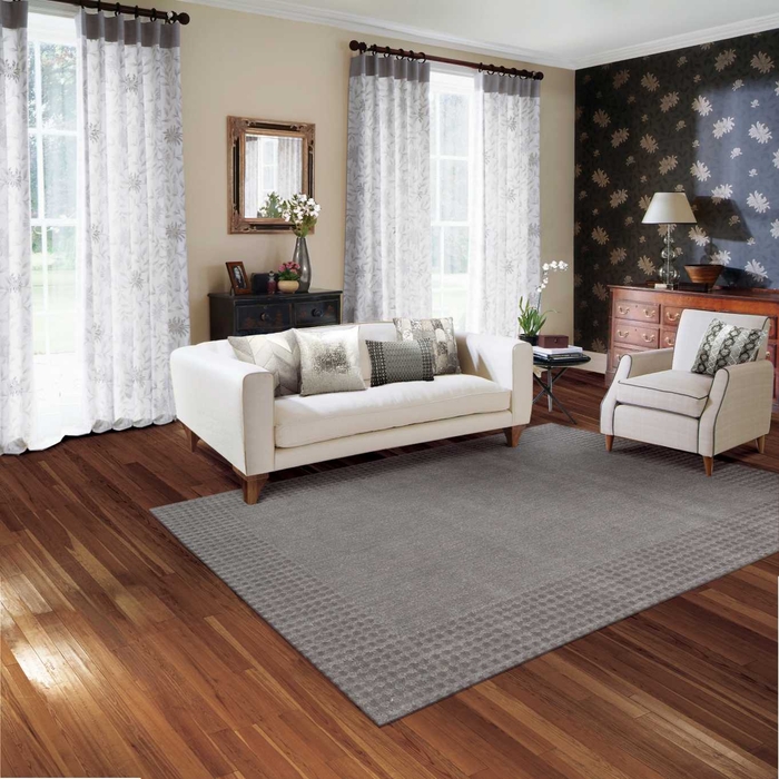Kathy Ireland Home Cottage Grove Ki700 Steel Area Rug