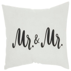Mina Victory Pillow L2111 White 14" x 20" Throw Pillow