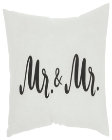 Mina Victory Pillow L2111 White 14" x 20" Throw Pillow