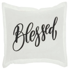 Mina Victory Pillow L2115 White 12" x 20" Throw Pillow