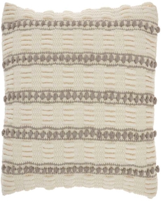 Lifestyle GC384 Lt Grey 12" X 20" Throw Pillow