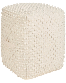 Lifestyle GC481 Ivory 16 x 16 x 16 Pouf