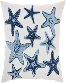 Lifestyle L0942 Blue 18" X 18" Throw Pillow