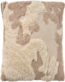 Lifestyle RC039 Beige 18" x 18" Throw Pillow