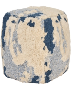 Lifestyle RC039 Blue 15" x 15" x 15" Pouf