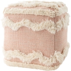 LIFE STYLES SH016 BLUSH 16" x 16" x 16" POUF