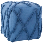 Lifestyle SH018 Blue 16" X 16" X 16" Pouf