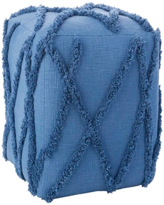 Lifestyle SH018 Blue 16" X 16" X 16" Pouf