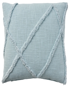 Lifestyle SH018 Light Blue 18" x 18" Throw Pillow