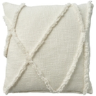 Lifestyle SH018 White 18" x 18" Throw Pillow