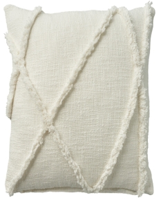 Lifestyle SH018 White 18" x 18" Throw Pillow