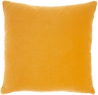 Lifestyle SS900 Yellow Cotton Velvet 20" X 20" Throw Pillow
