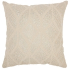 Lifestyle ST154 Ivory/Silver 18" X 18" Throw Pillow