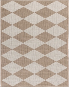 Washable Modern Jute MDJ01 Natural Ivory 2'3" x 7'6" Area Rug