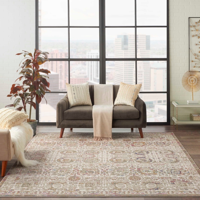 Melody Mel01 Ivory Multi Area Rug