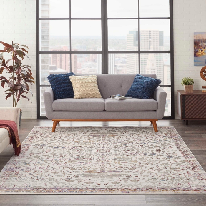 Melody Mel03 Ivory Multi Area Rug