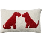 Pet Pillows & Access L0491 Red 12" X 21" Throw Pillow