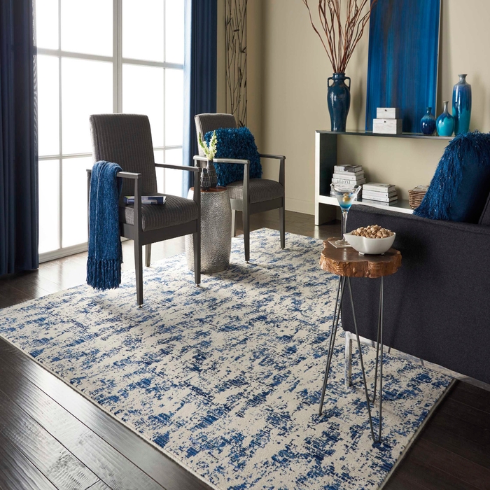 Brushworks Diffused Diffu Blue Broadloom Carpet