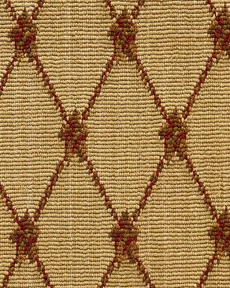 LUXE POINTE FLOWER TRELLIS LP03 CAMEL/RED CUSTOM