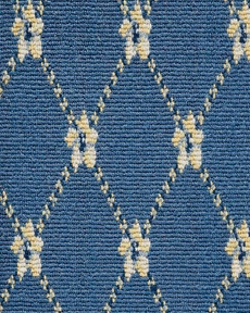 LUXE POINTE FLOWER TRELLIS LP03 MEDIUM BLUE CUSTOM