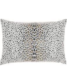 OUTDOOR PILLOWS L3392 WHITE/BLACK 12" X 21" THROW PILLOW