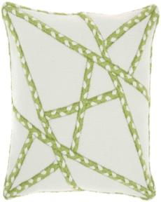 OUTDOOR PILLOWS VJ006 GREEN 18" x 18" THROW PILLOW