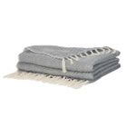 Outdoor Pillows VJ022 Navy 50" x 60" Throw Blanket