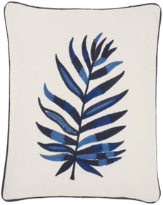 ROYAL PALM NS274 INDIGO 16" x 16" THROW PILLOW