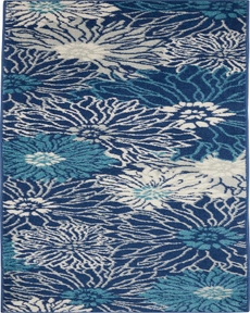 Passion PSN17 Navy/Ivory Rug 1'10" x 6'