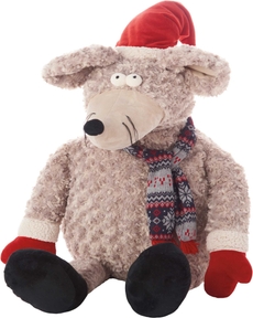 PLUSHLINES N1609 GREY 23" x 24" PLUSH ANIMAL