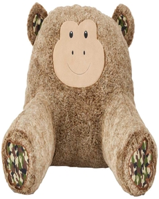 PLUSH ANIMALS & RUGS N2274 BROWN 21" x 16"