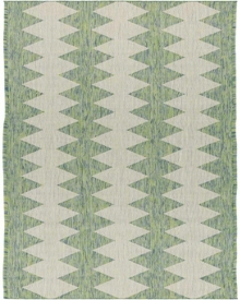 Positano POS04 Blue Green 2'2" x 8' Area Rug