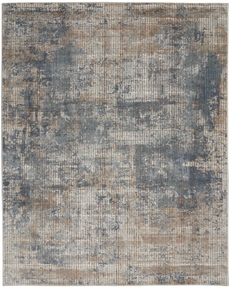 Quarry QUA02 Blue/Beige Rug
