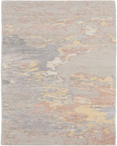 Silk Shadows SHA20 Silver Rug 2'3" x 8'