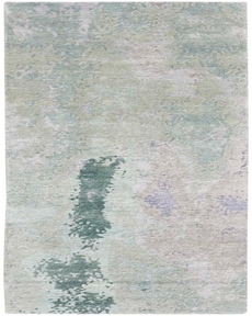 Silk Shadows SHA22 Blue/Green Rug 2'3" x 8'