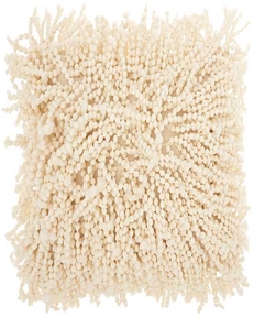 SHAG DC105 IVORY 14" x 20" THROW PILLOW
