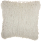 SHAG DC122 WHITE 20" x 20" THROW PILLOW