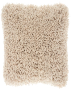 SHAG TL003 BEIGE 14" x 20" THROW PILLOW