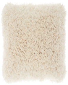 SHAG TL003 CREAM 14" x 20" THROW PILLOW