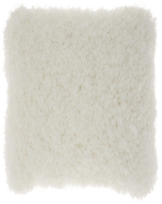 SHAG TL003 WHITE 14" x 20" THROW PILLOW
