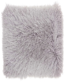 SHAG TL004 LIGHT GREY 14" x 20" THROW PILLOW