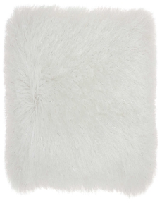 SHAG TL004 WHITE 14" x 20" THROW PILLOW