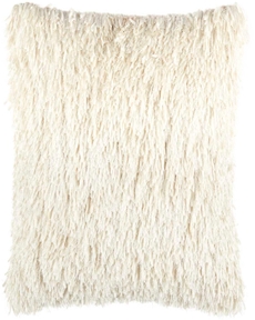 SHAG TL048 IVORY 20" x 20" THROW PILLOW
