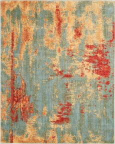Somerset ST91 Teal/Multicolor Rug