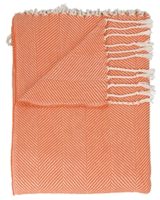 THROW SZ008 ORANGE 50" x 70" THROW BLANKET