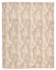 THROW SZ202 BEIGE 50" x 70" THROW BLANKET