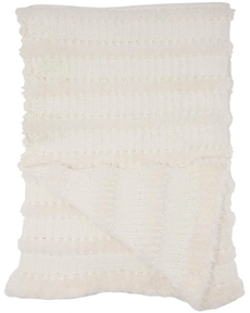 THROW VV190 IVORY 50" x 60" THROW BLANKET