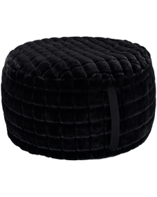 Waverly Pillows RD123 Black 20" x 20" x 12" Pouf